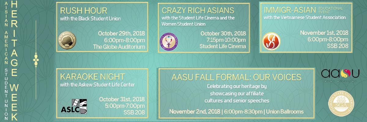 Heritage Week with the Asian American Student Union