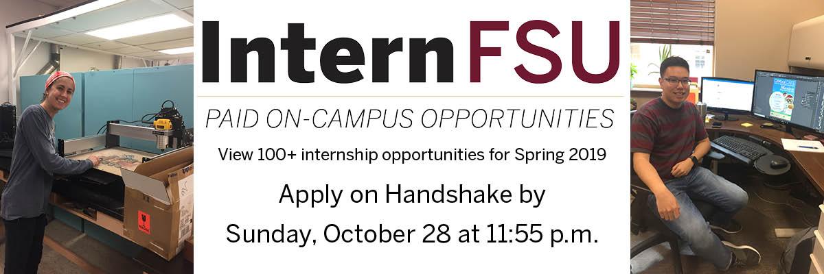 InternFSU Apply by October 28