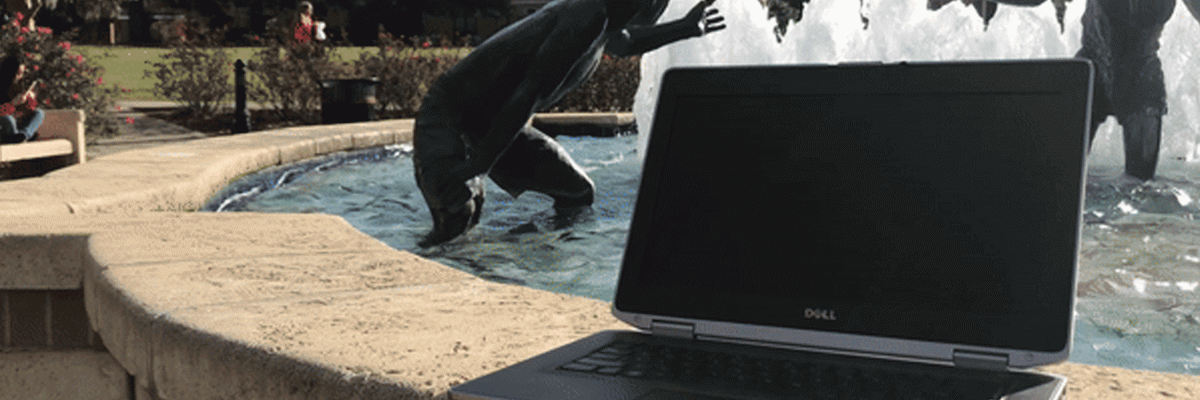 Laptop by Landis Fountain