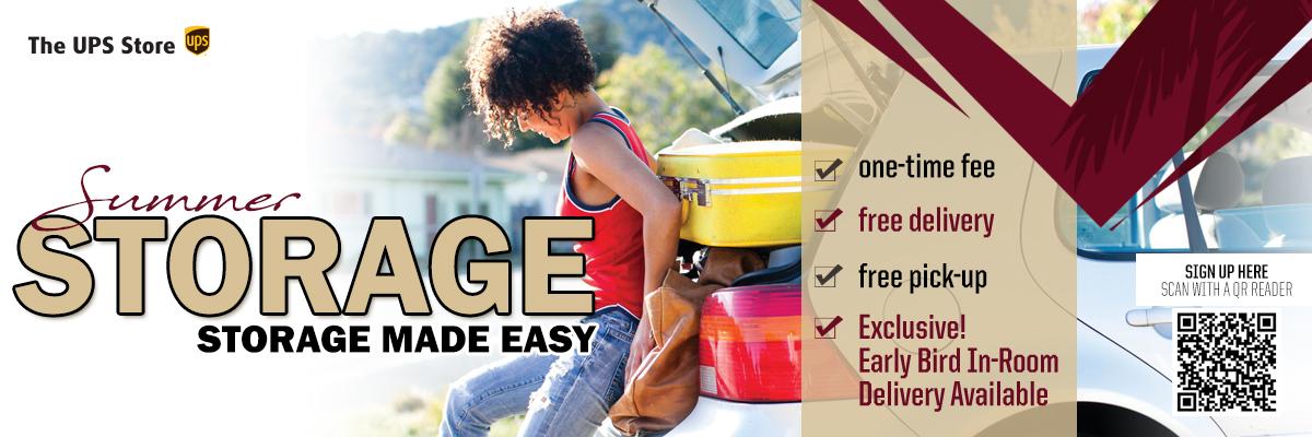 Summer Storage with The UPS Store