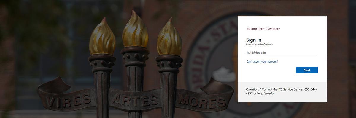 Screenshot of new sign in page for Office 365