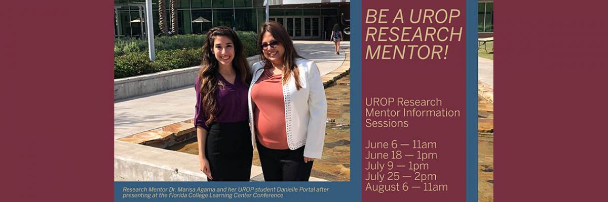 UROP Research Mentor Information Sessions
