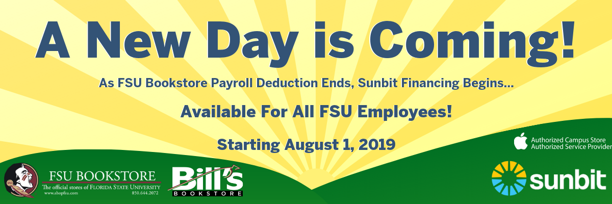 Sunbit Financing Replaces Bookstore Payroll Deduction Option