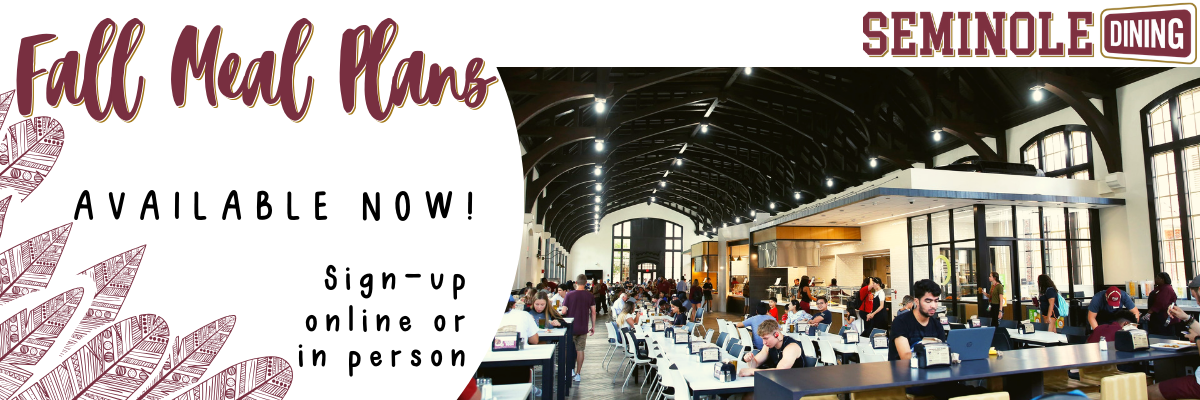 Remember to Sign Up for a Fall Meal Plan!