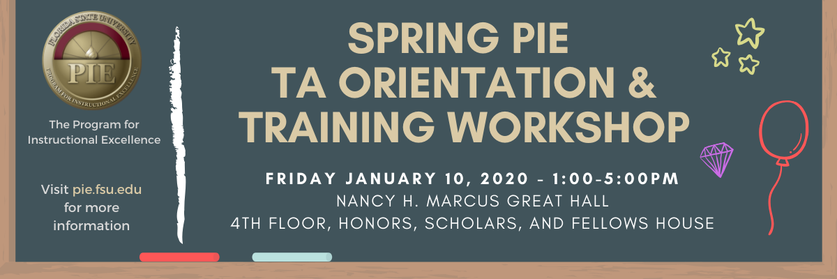 PIE TA Training Banner