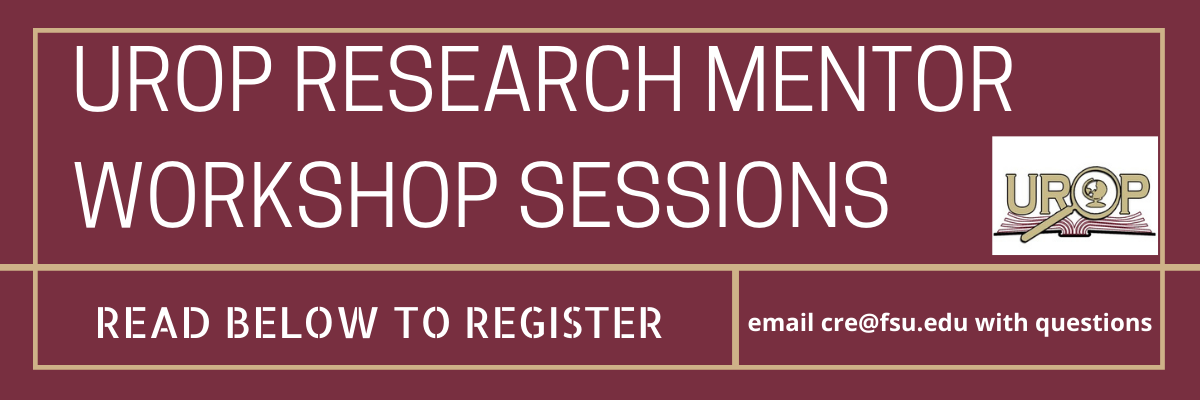 UROP Research Mentor Workshop Sessions