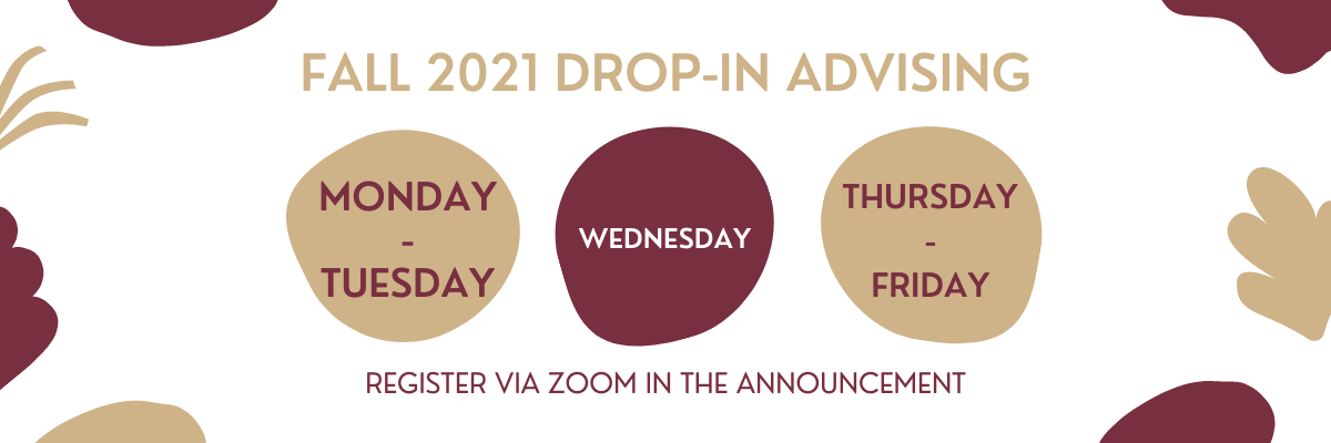 CRE Fall 2021 Drop-In Advising