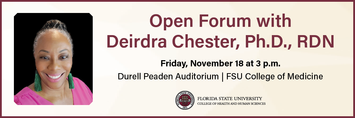 Open Forum with Deirdra Chester