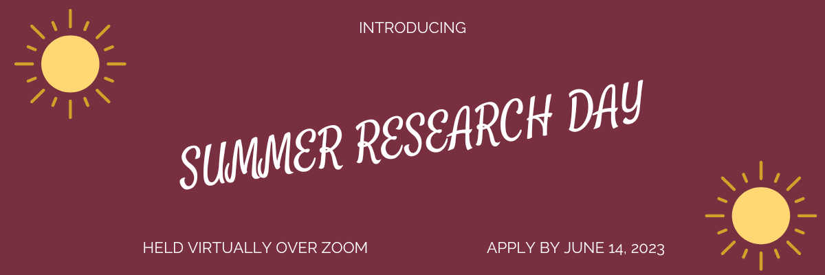 Intro to Summer Research Day