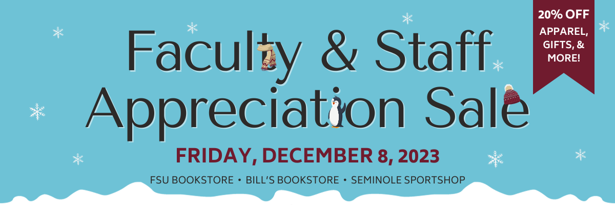Faculty and Staff Appreciation Sale Banner