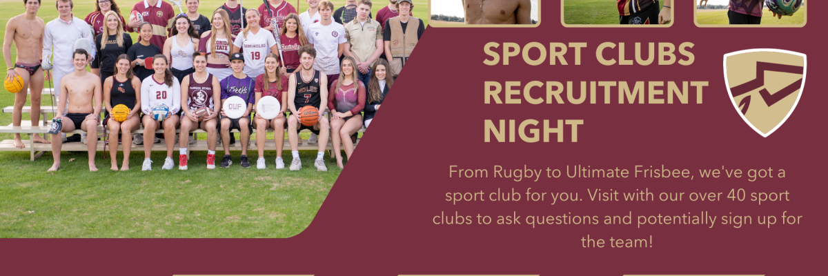 Sports Club Recruitment Night Flyer