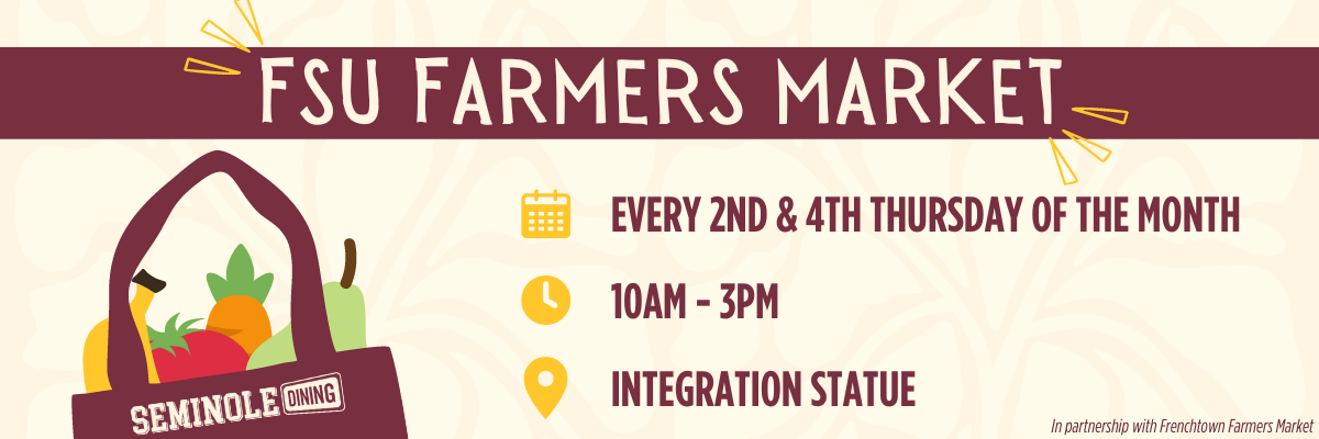 FSU Farmers Market banner