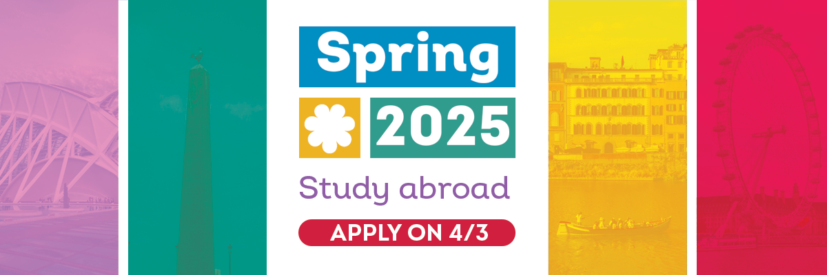 Spring study abroad applications opened on April 3rd