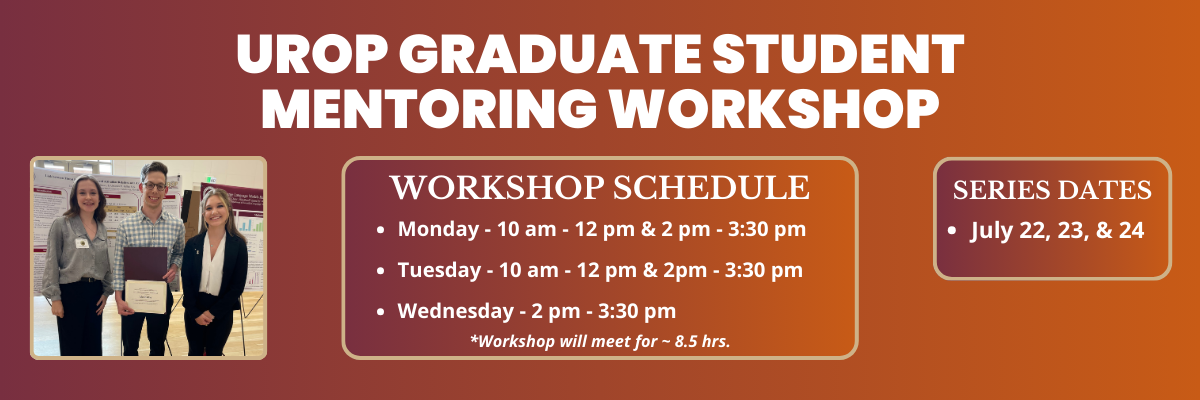 UROP Graduate Student Mentor Workshop