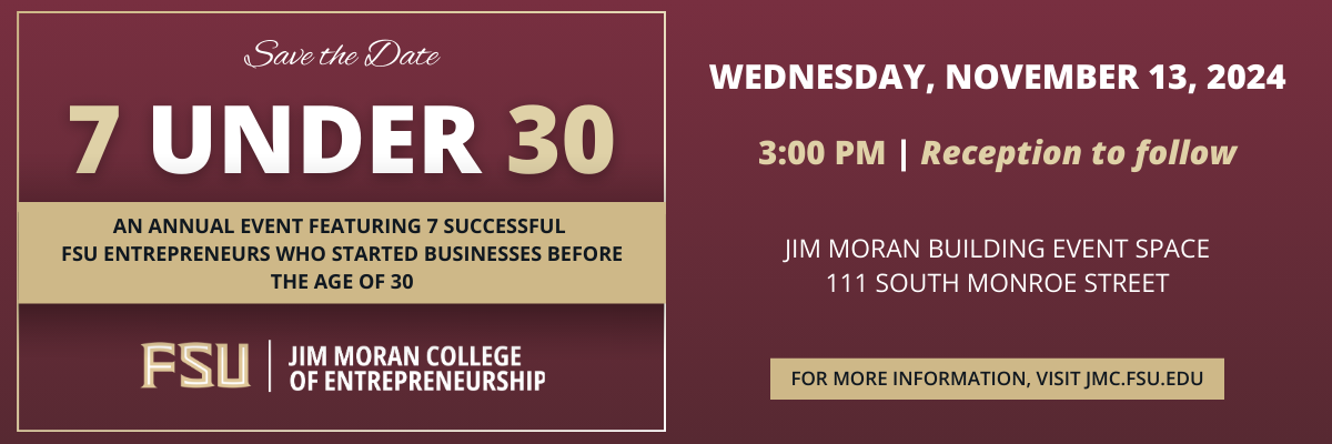 7 Under 30 Save the Date