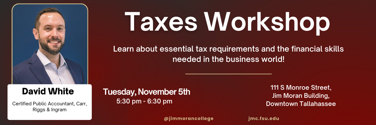 Jim Moran College Taxes Workshop