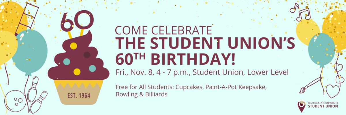 Student Union 60th Birthday Event