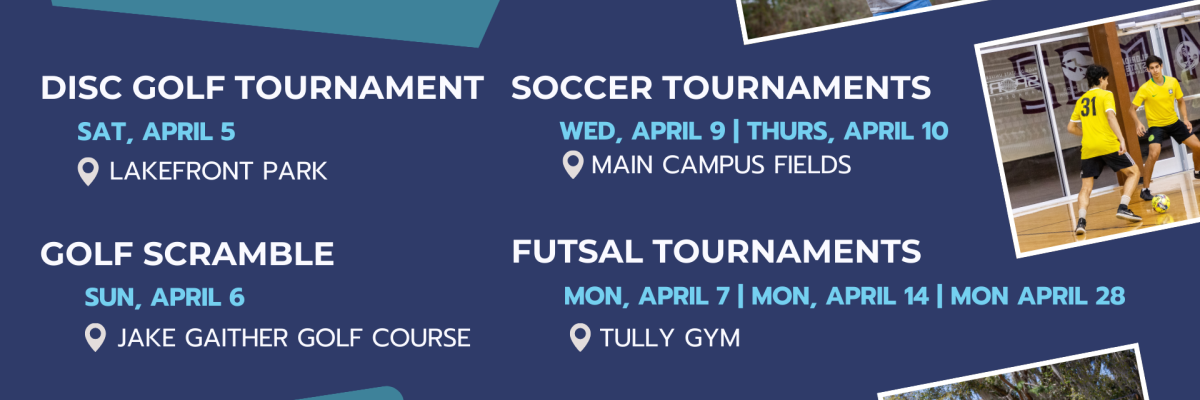 Intramural Sports Tournaments flyer