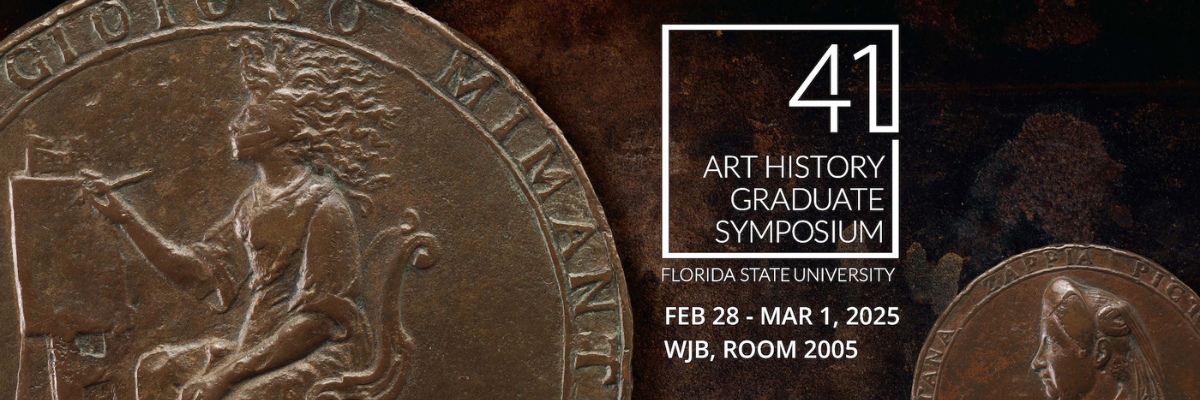 41st Annual Graduate Student Symposium Promotional Image, featuring coins. 