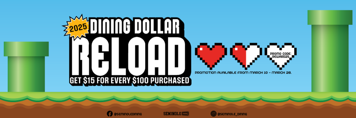 Dining Dollar Reload graphic