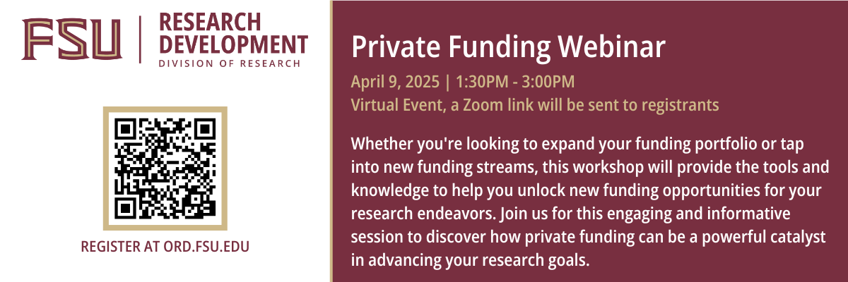 Private Funding Webinar Banner