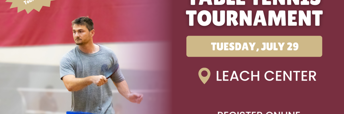 Table Tennis Tournament Flyer