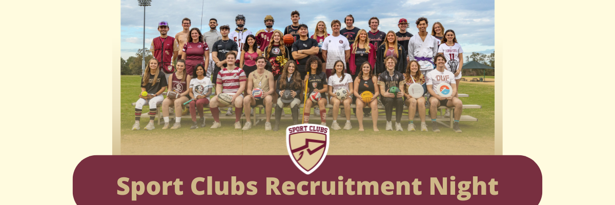 Sport Clubs Recruitment Night Flyer