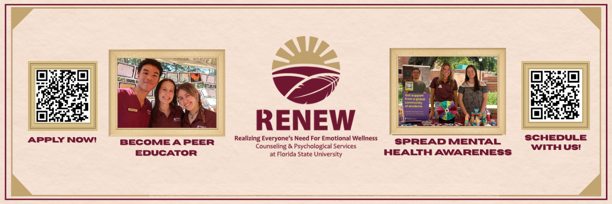 Join RENEW – Become a Peer Educator and Support Student Wellness