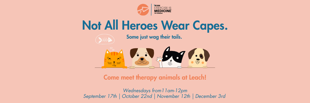 Therapy Animals at Leach