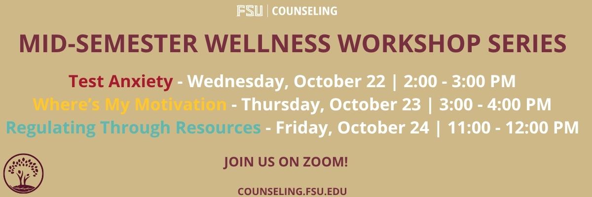 Mid-Semester Wellness Workshop Series