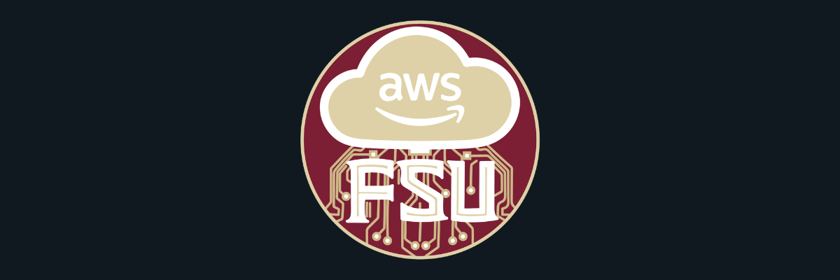 Image of the amazon logo and the fsu logo