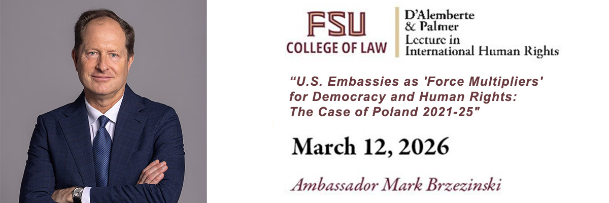 2026 D'Alemberte Palmer Lecture in International Human Rights