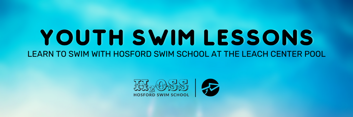 youth swim lessons banner with hosford swim school