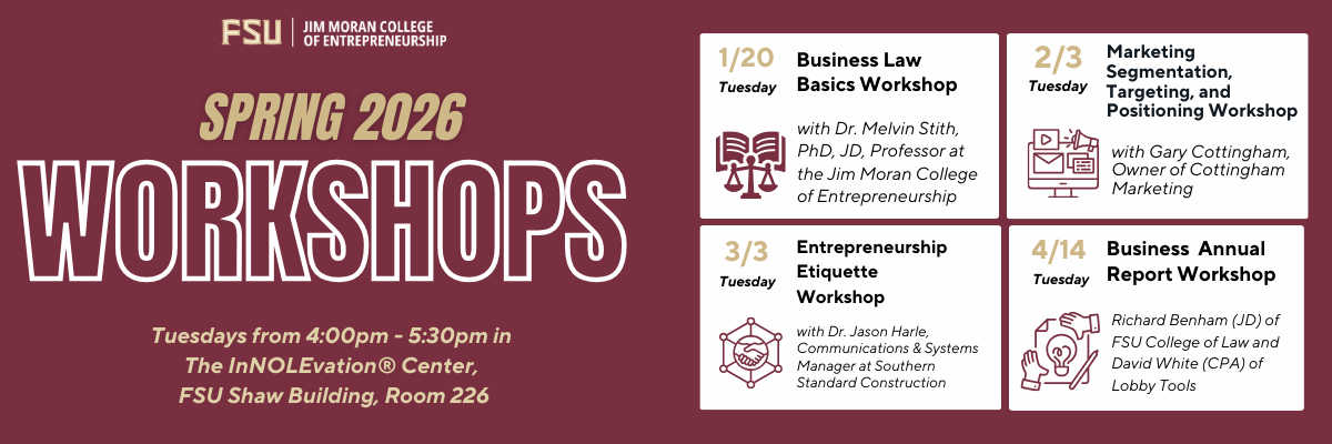 Spring 2026 Workshops