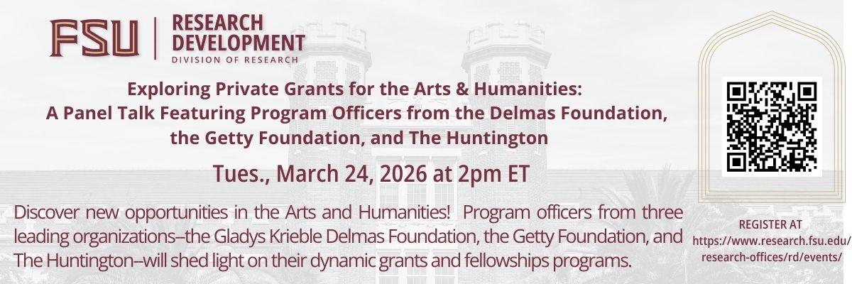 Private Funding for Arts and Humanities Workshop