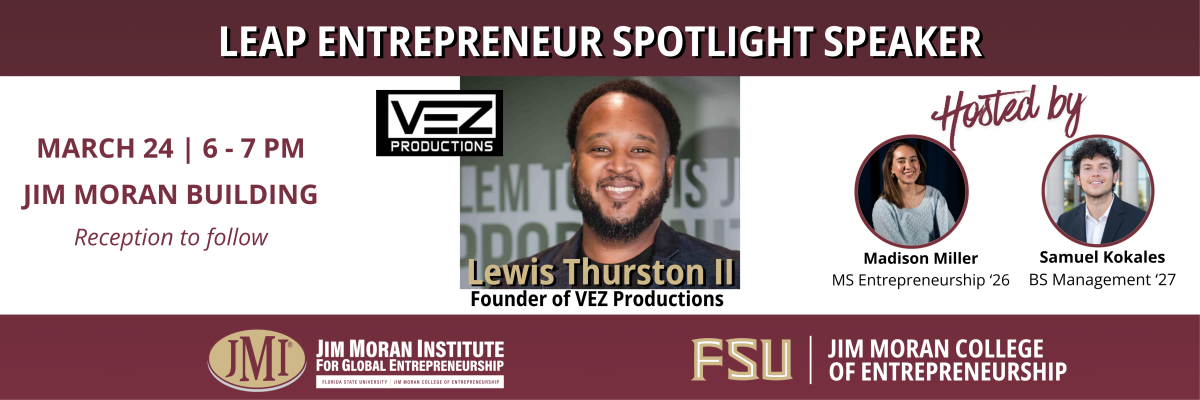 LEAP Entrepreneur Spotlight Speaker 