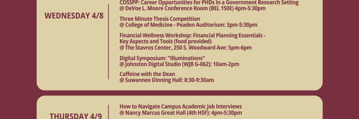 Graduate Professional Student Appreciation Week