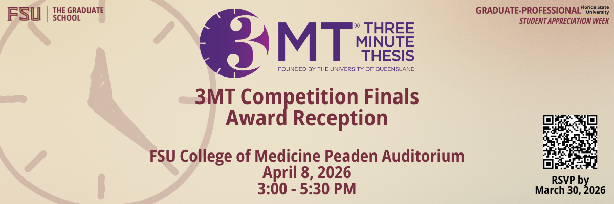 2026 3MT Finals flyer, containing the same information as included in the announcement text.