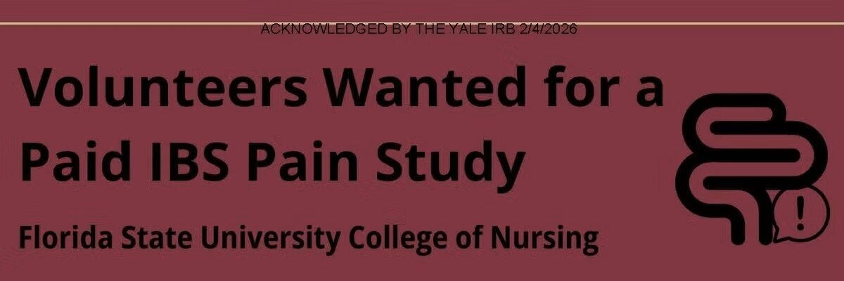 IBS study flyer top