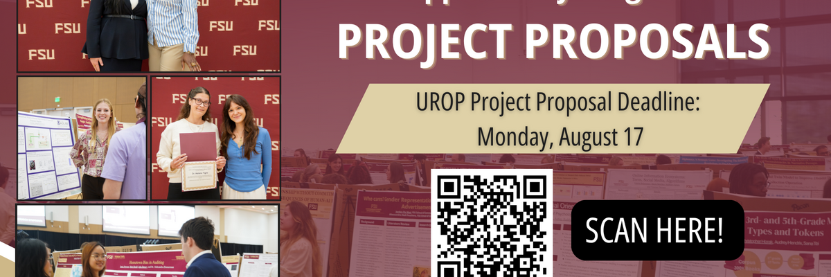Graphic depicting the UROP project portal deadline of Aug. 17th.