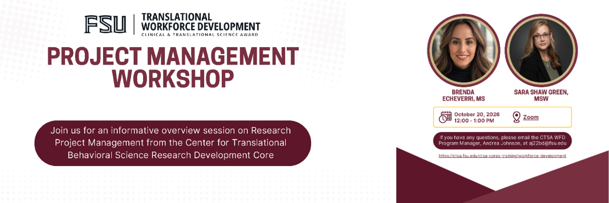 Project Management Workshop Banner