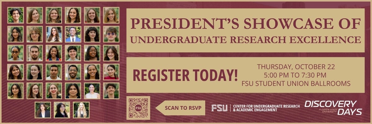 The President's Showcase is on Thursday, October 22nd at 5:00 pm