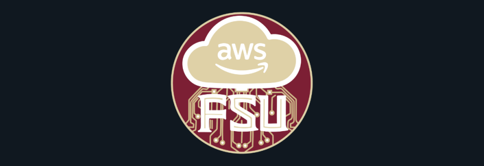 Image of the amazon logo and the fsu logo