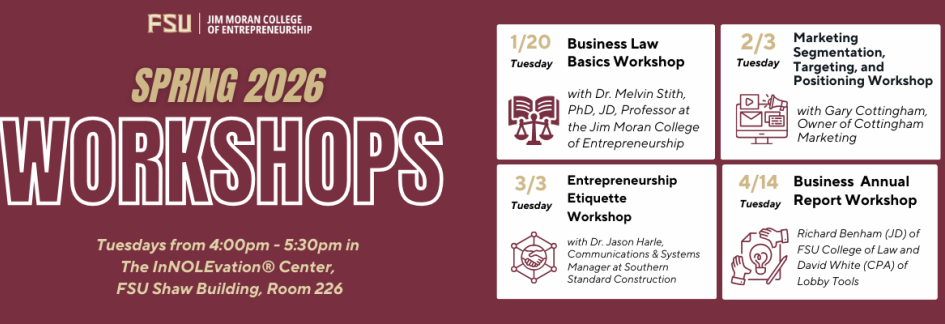 Spring 2026 Workshops