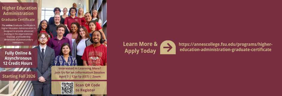 Online Graduate Certificate in Higher Education Administration