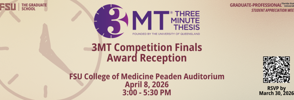 2026 3MT Finals flyer, containing the same information as included in the announcement text.