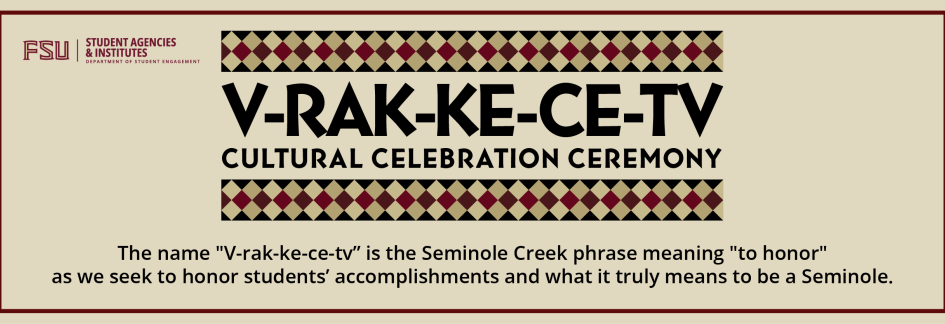 Graduates, apply for the V-rak-ke-ce-tv Cultural Celebration Ceremony