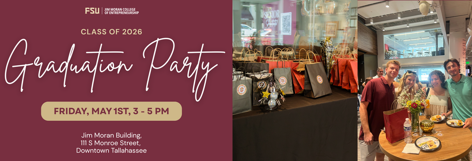  Jim Moran College of Entrepreneurship’s Graduation Party