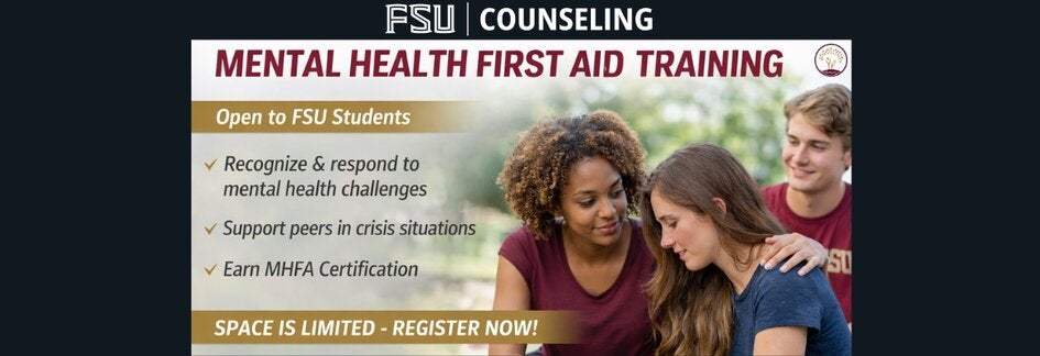 Free Mental Health First Aid Training for FSU Students