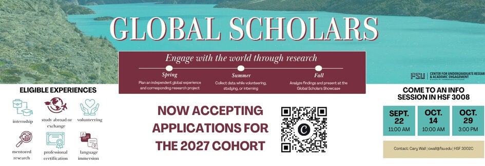 Global Scholars applications now open